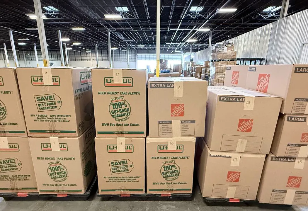 Numbered cartons for an FBA shipment